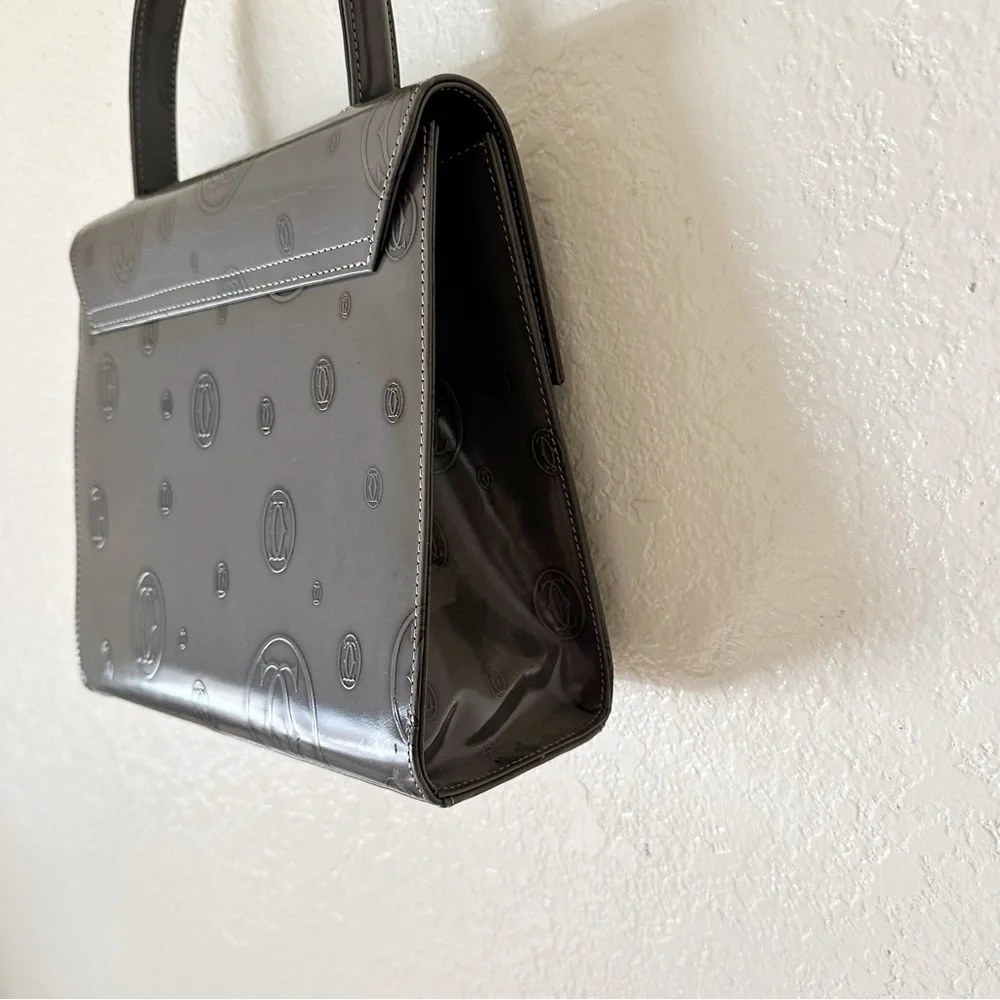 Authentic Cartier Happy Birthday handbag in monogram patent leather - Picture 8 of 10